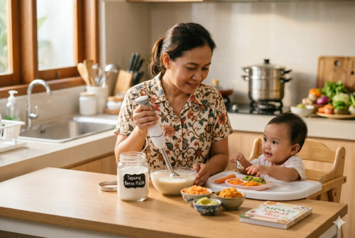 Pilihan Sehat dari Dapur, Ide Olahan Tepung Beras untuk MPASI Bayi yang Bernutrisi cover